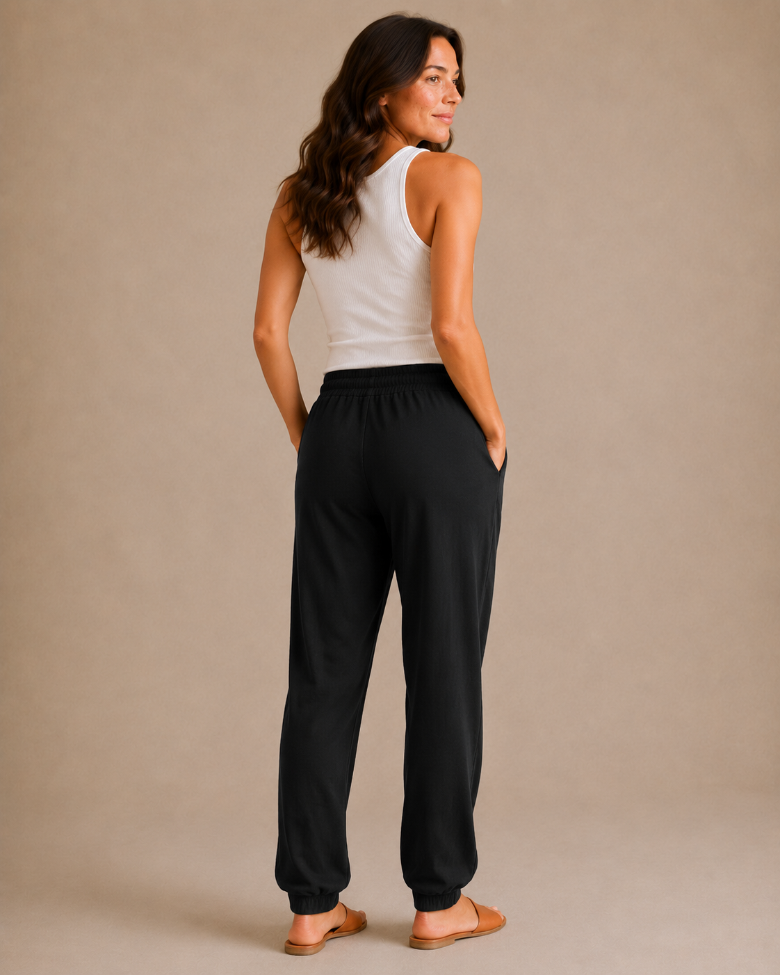 Everyday Jogger Sweatpant - Black back [[c:black]]