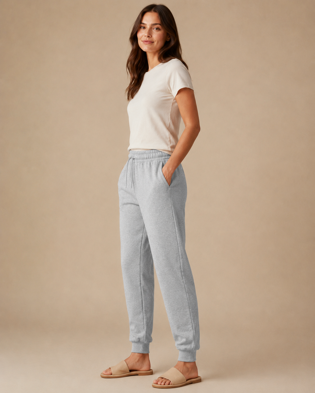 Everyday Jogger Sweatpant - Grey angle [[c:grey]]